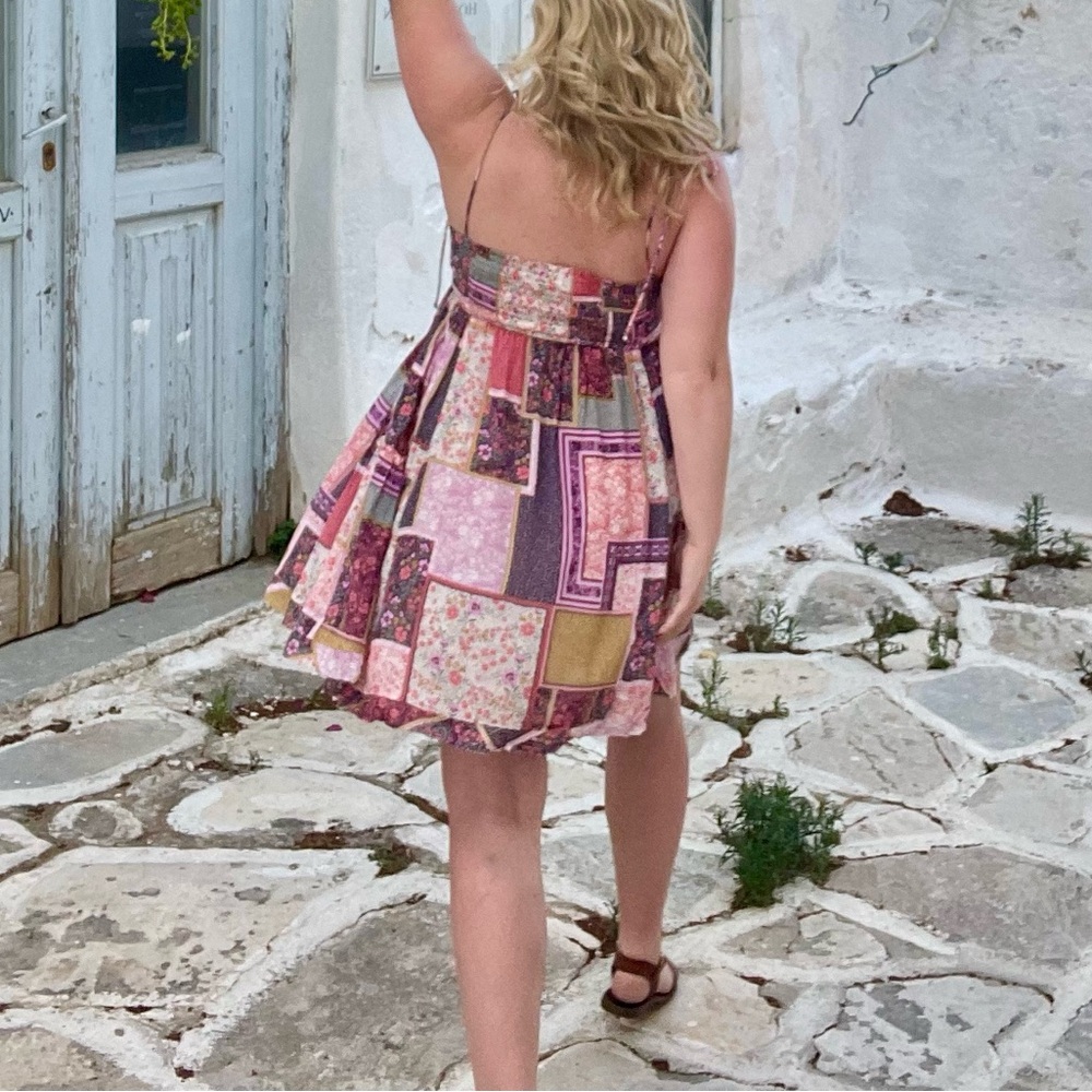 Vici Multicolor Patchwork Mini Dress - image 6